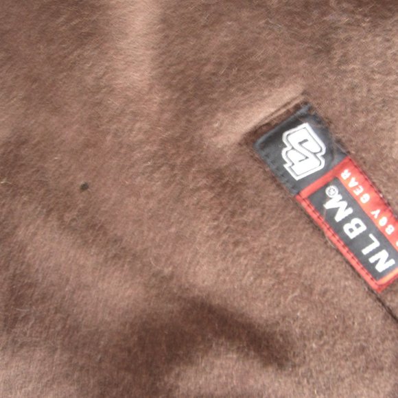 NLBM Negro Leagues Baseball Museum Varsity Brown Wool Jacket Big Boy 2XL Patches - Picture 4 of 9